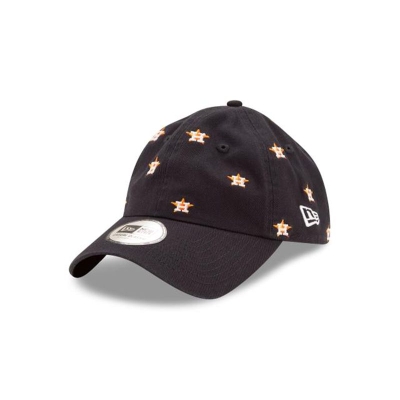 Houston Astros Gorra | New Era MLB All Over Logo Casual Classic Adjustable Cap Mexico - Azules